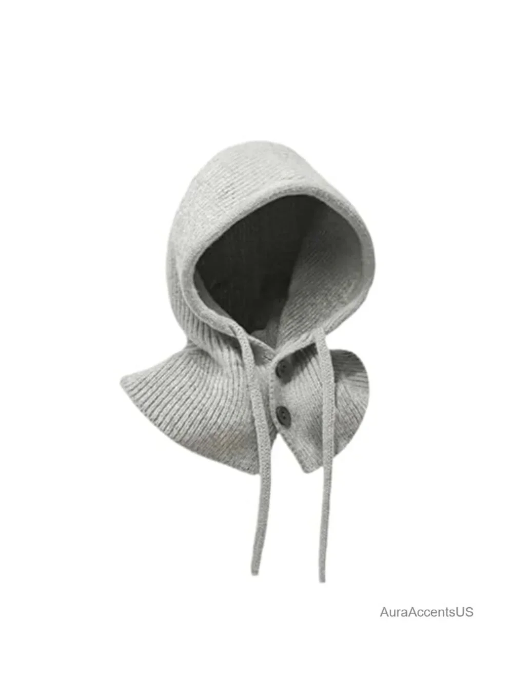 Knitted Windproof Hooded Scarf Hat Balaclava